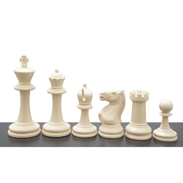 Master Series Triple Weighted Plastic Pieces Black & Ivory