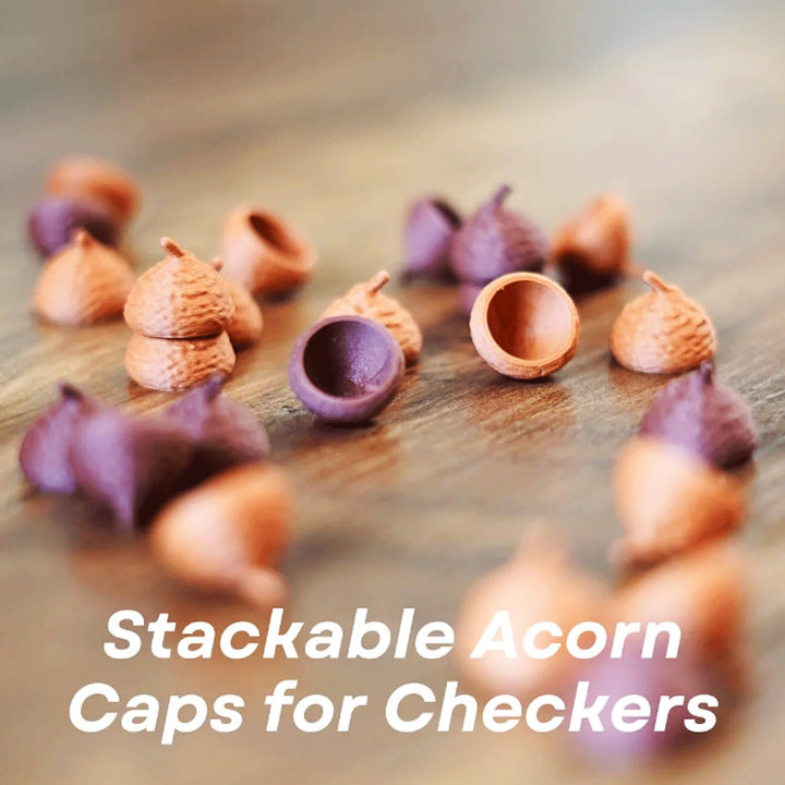 Magnetic Forest Mushrooms Chess Set
