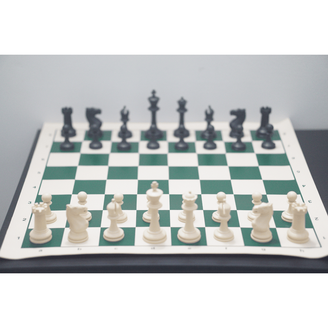 Master Series Triple Weighted Plastic Pieces Black & Ivory