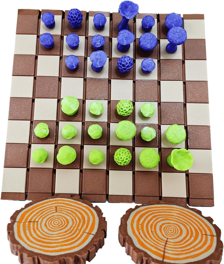 Magnetic Forest Mushrooms Chess Set