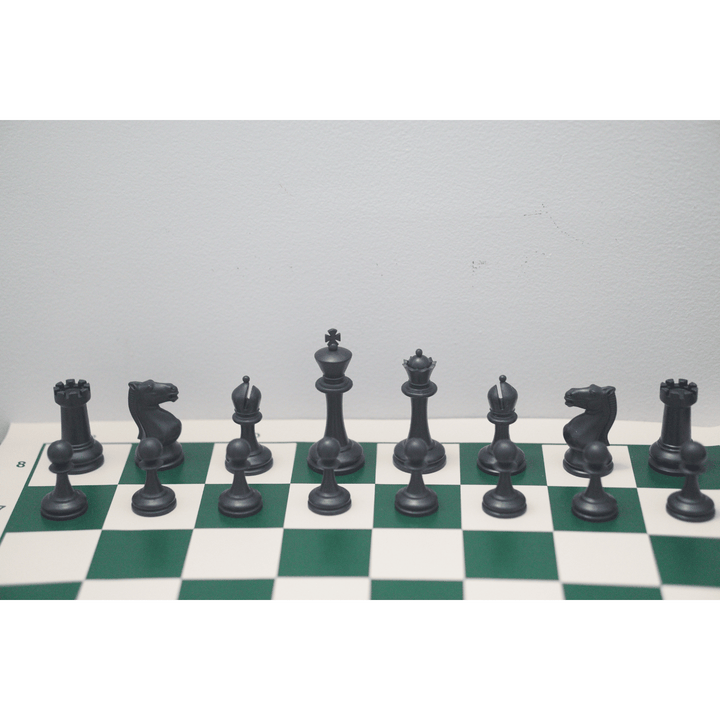 Master Series Triple Weighted Plastic Pieces Black & Ivory