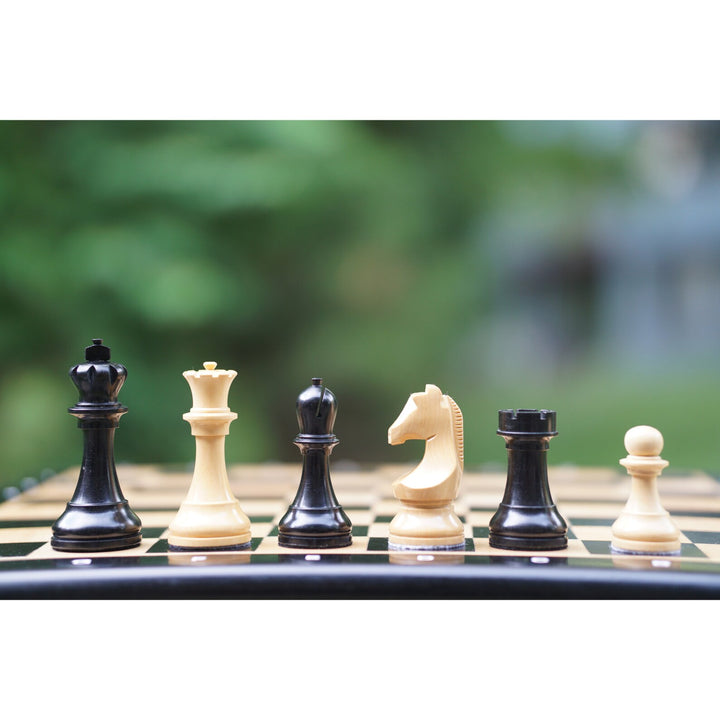 FIDE Chess Pieces- Ebony | Reproduced Tournament Chess set