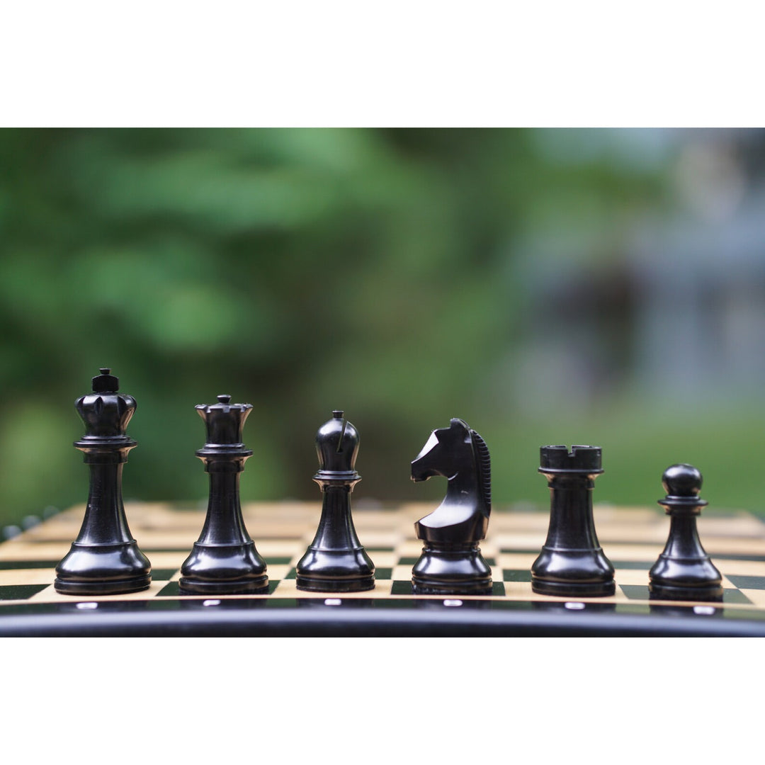 FIDE Chess Pieces- Ebony | Reproduced Tournament Chess set