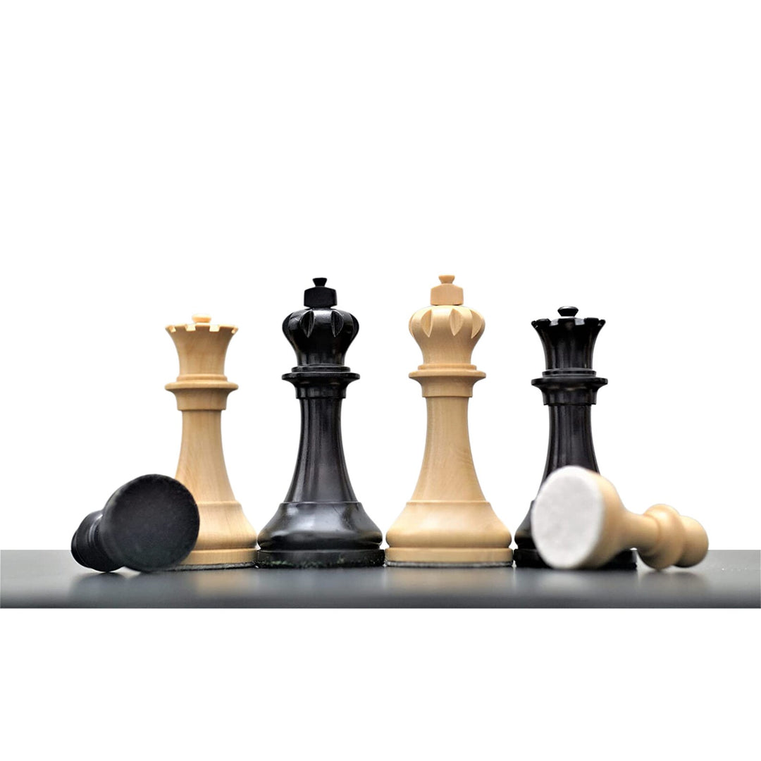 FIDE Chess Pieces- Ebony | Reproduced Tournament Chess set
