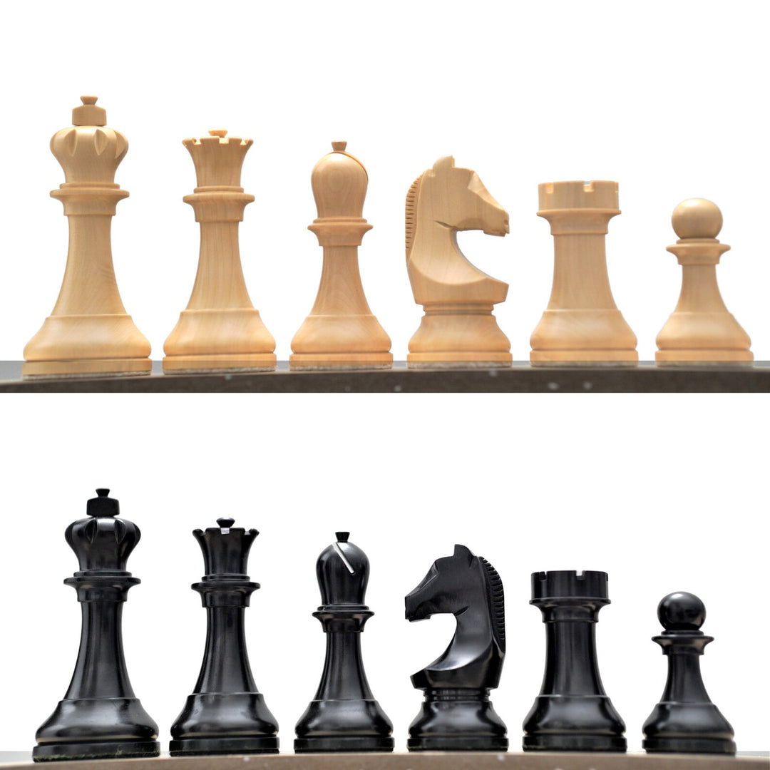 FIDE Chess Pieces- Ebony | Reproduced Tournament Chess set