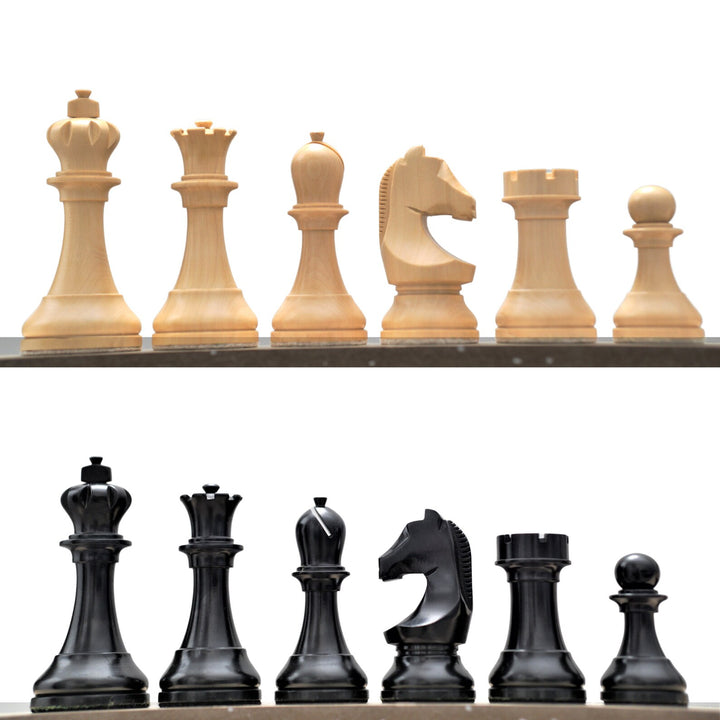 FIDE Chess Pieces- Ebony | Reproduced Tournament Chess set