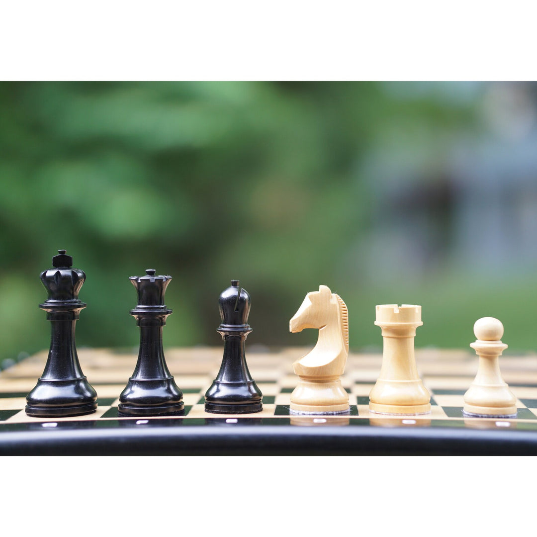 FIDE Chess Pieces- Ebony | Reproduced Tournament Chess set