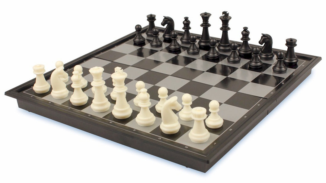 Chess & Checkers Folding Magnetic Travel Set