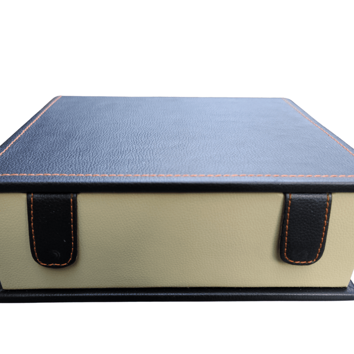 Book Style Storage Box For Chess pieces upto 4.2" King chessmen set- Leatherette - Chess'n'Boards