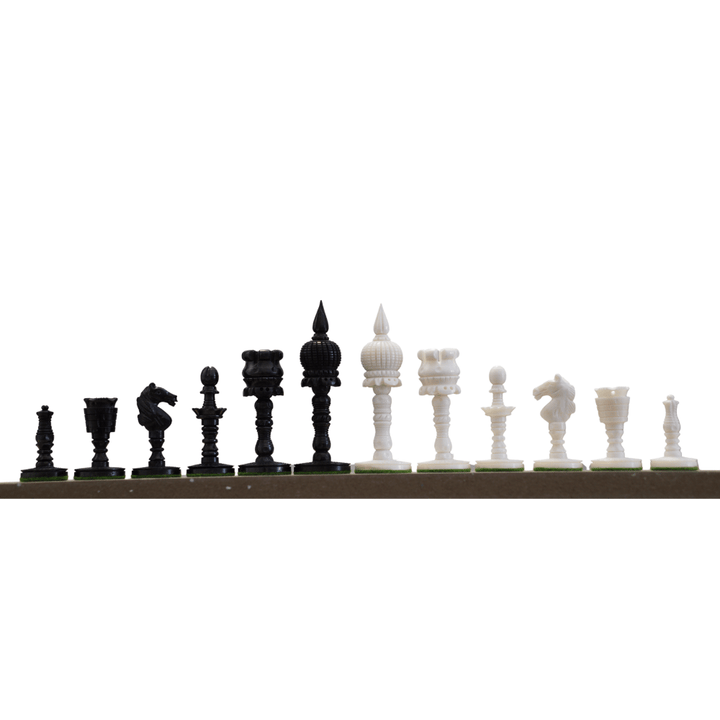 Artistic Camel Bone Pre-Staunton English Series, Chess Collector's Vintage Chess Set - Chess'n'Boards