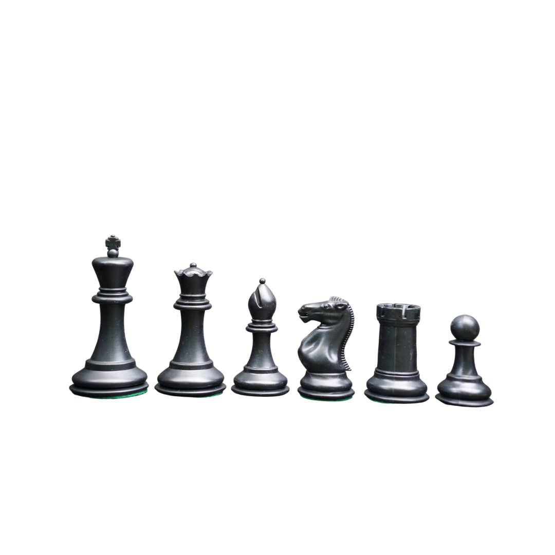 The Fischer Series Plastic Chess Pieces - 3.75" King - Chess'n'Boards