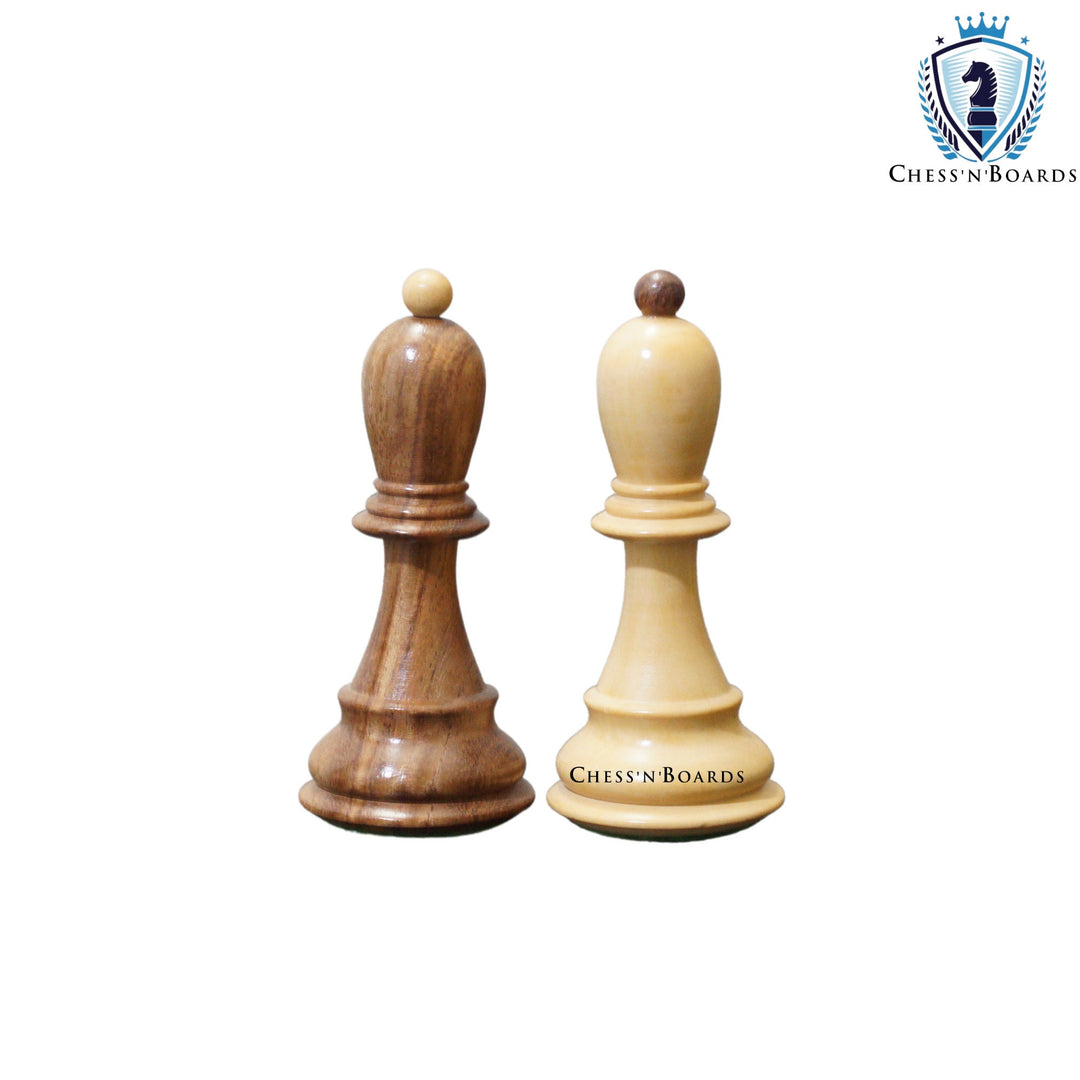 1950 Reproduced Russian Zagreb Weighted Wooden Chess Pieces - Chess'n'Boards
