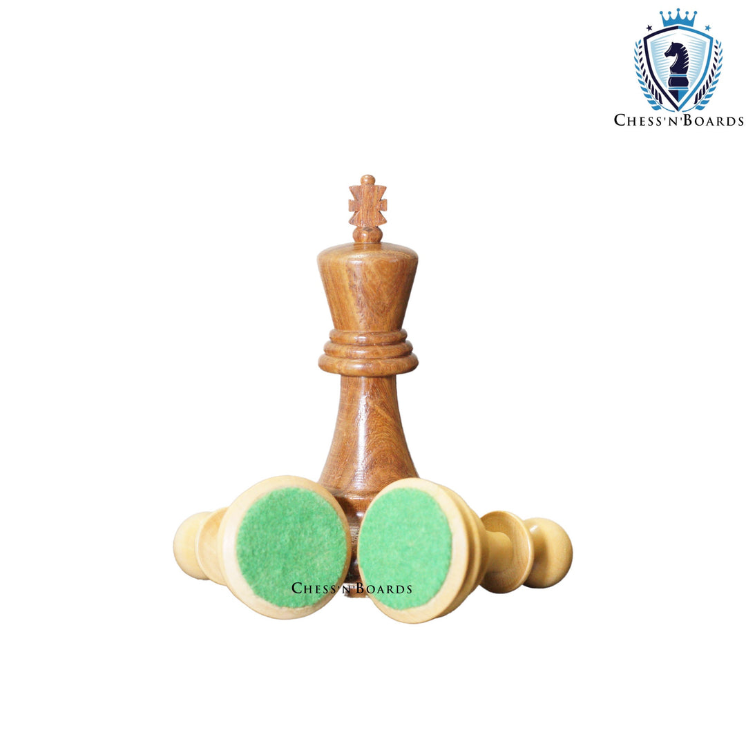 1950 Reproduced Russian Zagreb Weighted Wooden Chess Pieces - Chess'n'Boards