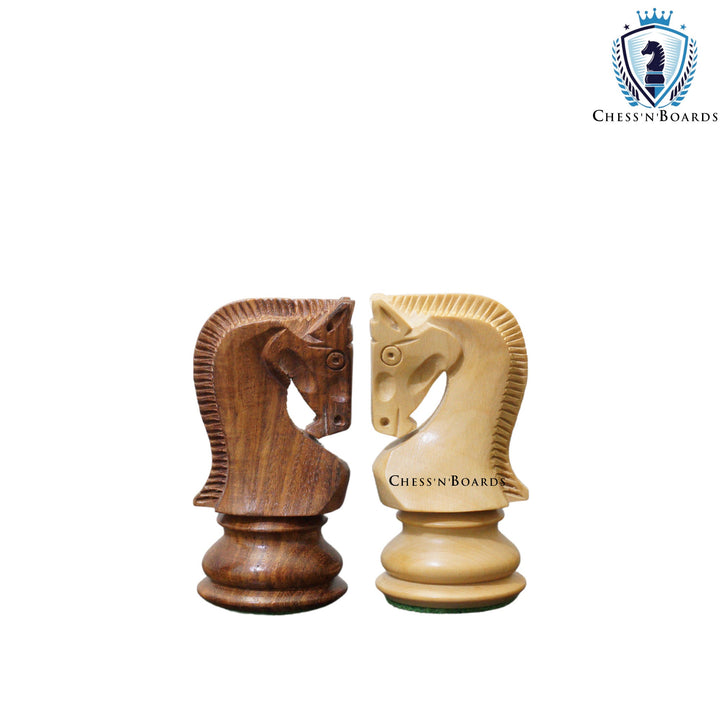 1950 Reproduced Russian Zagreb Weighted Wooden Chess Pieces - Chess'n'Boards