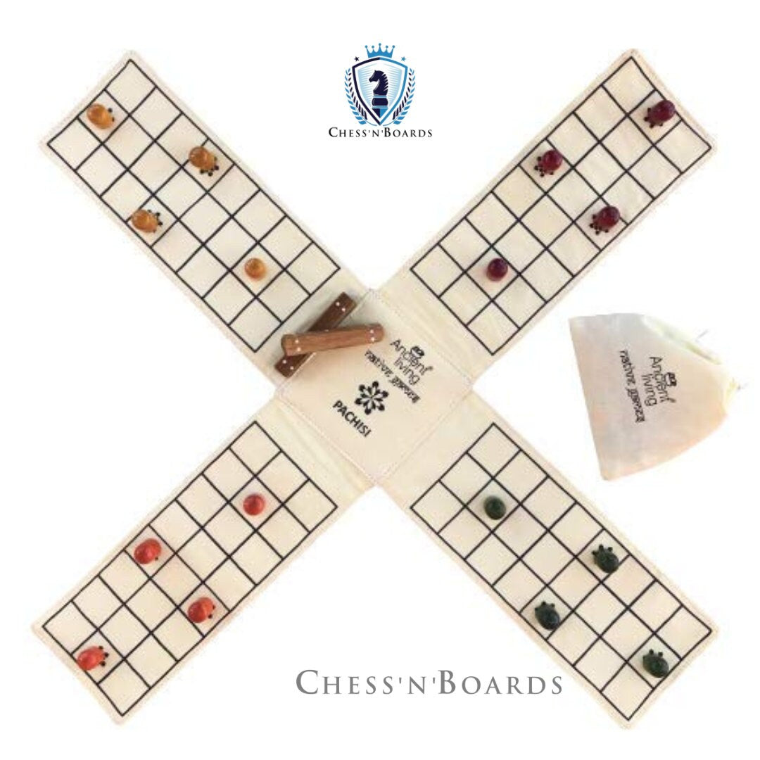 Pachisi | Ludo | Indian Ludo | Chausar | Pagade | Thayam | Chaupar | Sokkattan | Aksha Kreeda | Dayakattam | Chokkattan | Parchís - Chess'n'Boards