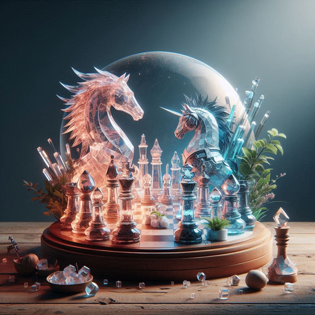 Elevate Your Chess Experience with Crystal Acrylic Chess Sets - Chess'n'Boards