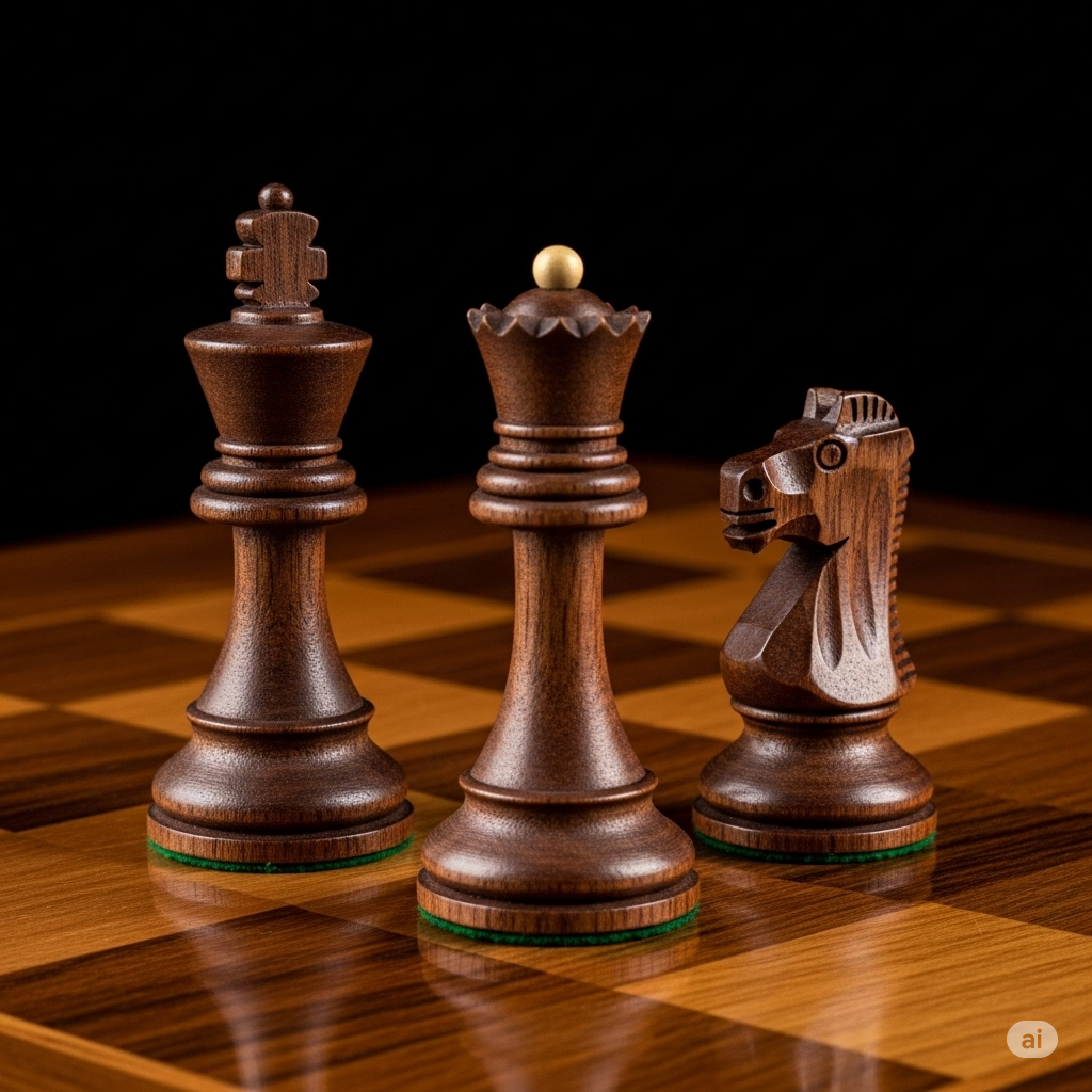 Decoding the Heft: Single, Double, or Triple Weighted Chess Pieces – Which is Right for You? - Chess'n'Boards