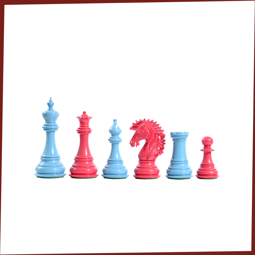 Painted Chess Pieces