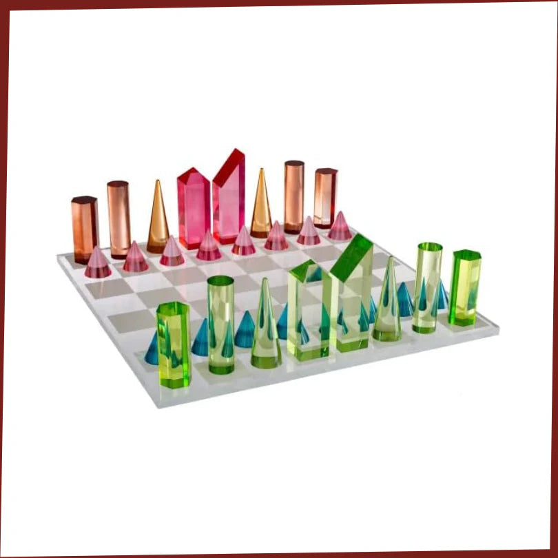 Glass Chess Set