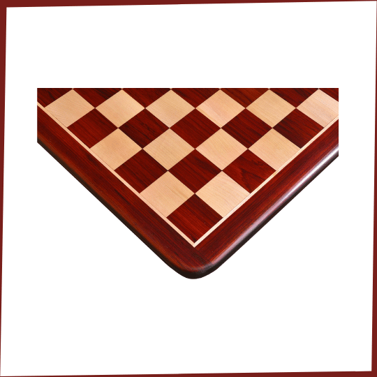 Bright Red Chess Board