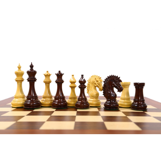 The Ruffian American Series Staunton Chess Pieces in Rosewood