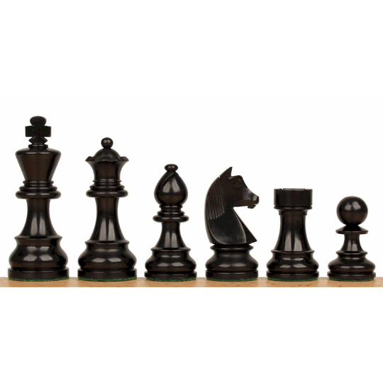 Série de tournois de style Staunton en bois faits à la main, pièces d'échecs King lestées de 9,5 cm uniquement.