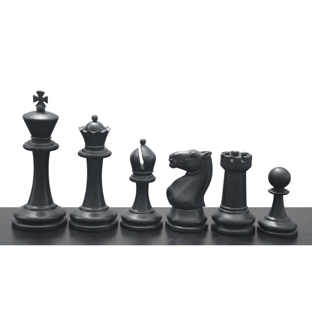 Master Series Triple Weighted Plastic Pieces Black & Ivory