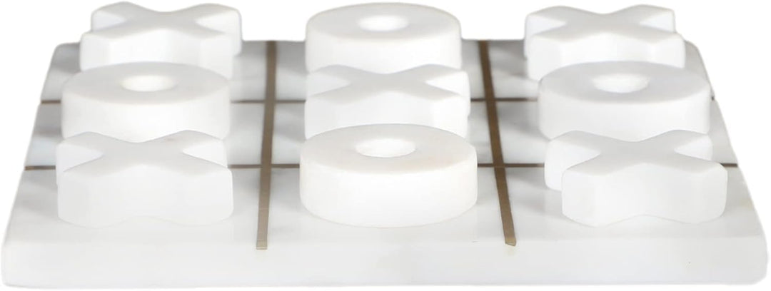 Marble Tic Tac Toe Game Board X and O Game Set