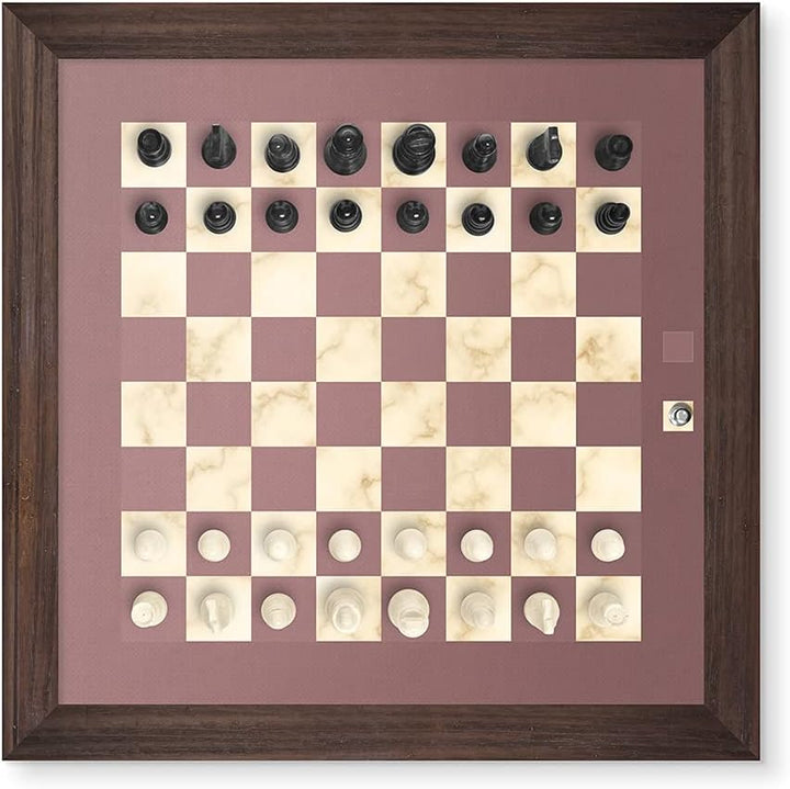 Magnetic Wall Chess Set - Wall Mounted Chess Board Game