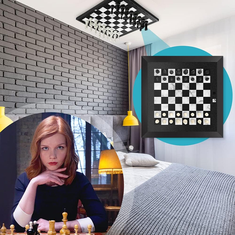 Magnetic Wall Chess Set - Wall Mounted Chess Board Game – Chess'n'Boards