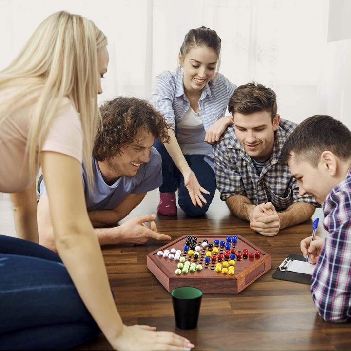 Chinese Checkers Game Set with Storage