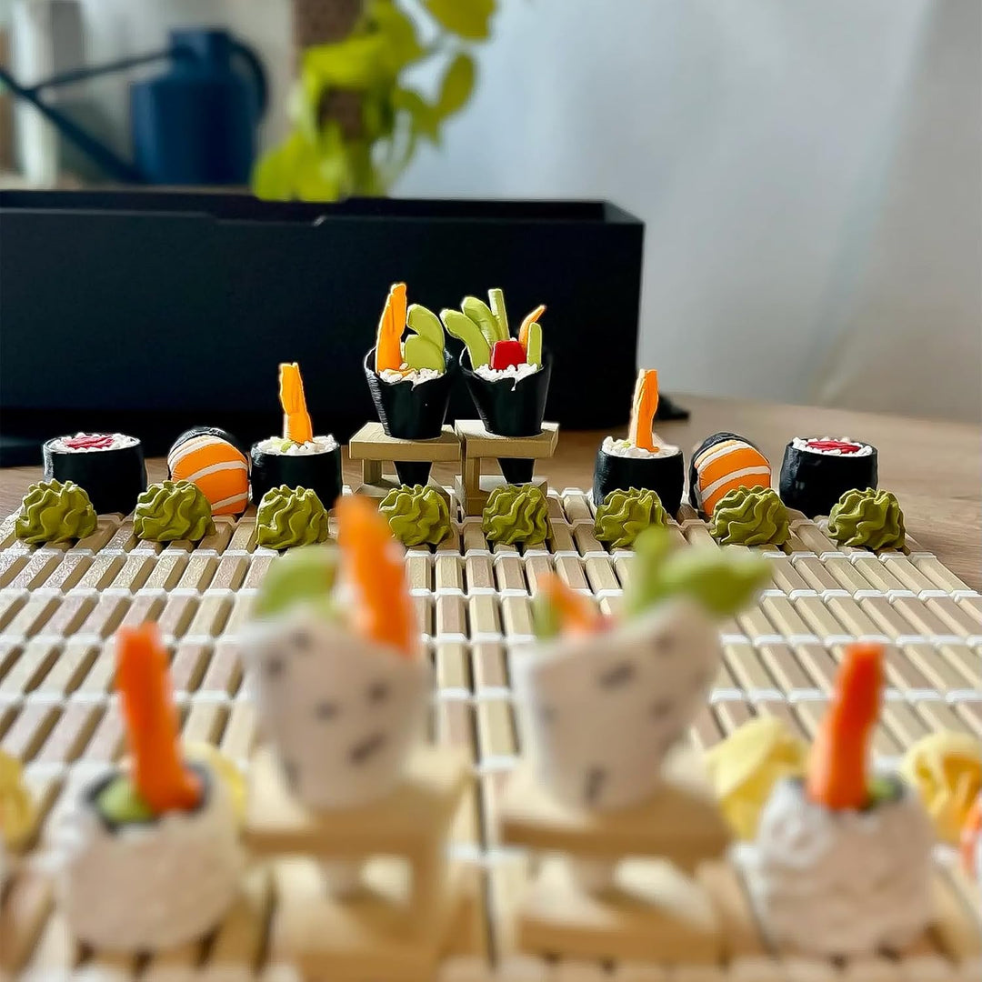 Sushi Themed Chess Set- 3D Printed Sushi Board Game