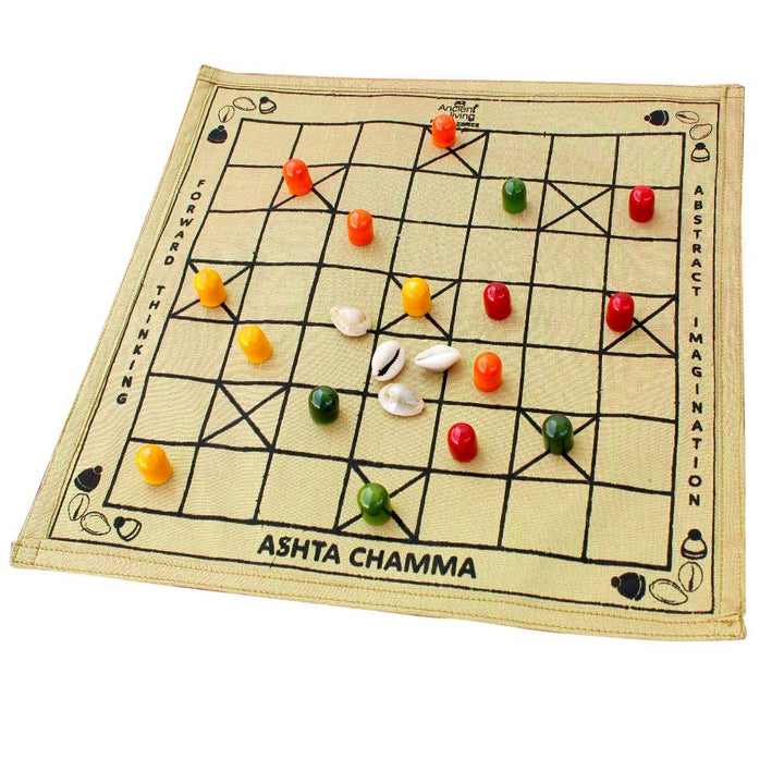 Ashta Chamma, Chowka Bara, Katta Mane, Taayam Ludo Brettspiel