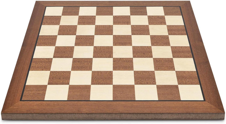 15'' x 15'' Wooden Chess Board No Pieces, Professional Tournament Chessboard Only