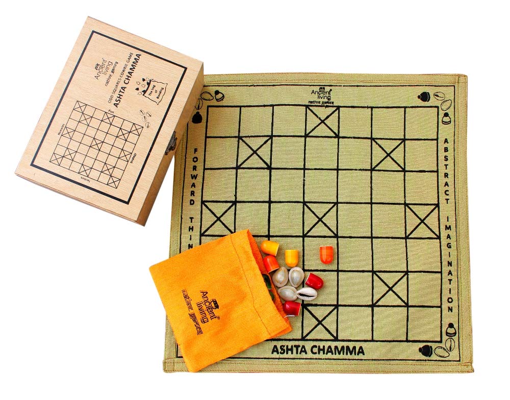 Ashta Chamma, Chowka Bara, Katta Mane, Taayam Ludo Brettspiel