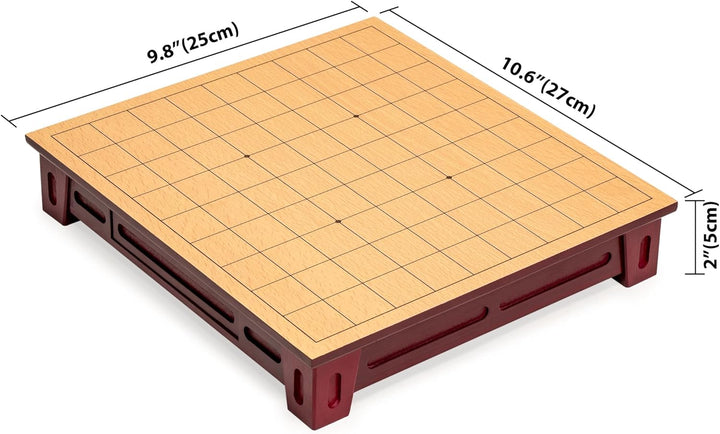 Shogi Japanese Chess Game Set - Wooden Board with Drawers 10.6" - Chess'n'Boards