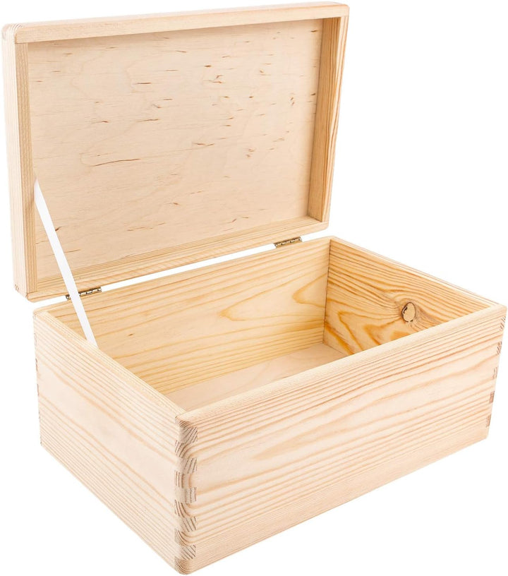 Wooden Storage Box for Chess Pieces