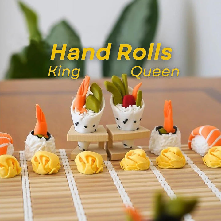 Sushi Themed Chess Set- 3D Printed Sushi Board Game