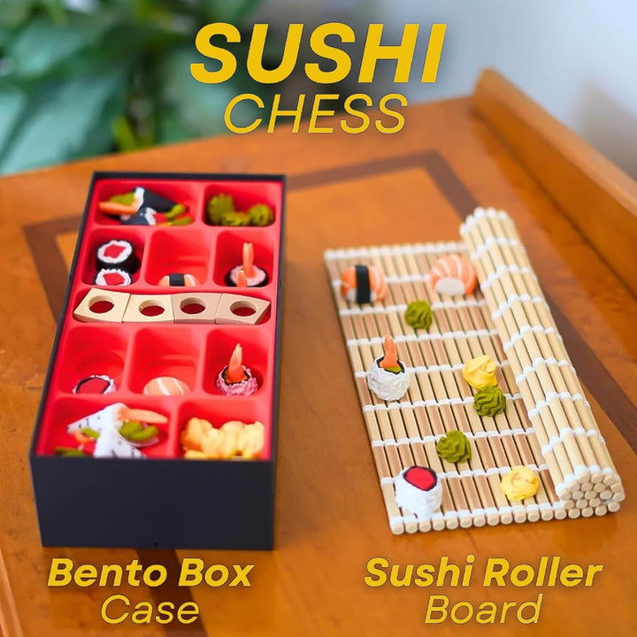 Sushi Themed Chess Set- 3D Printed Sushi Board Game