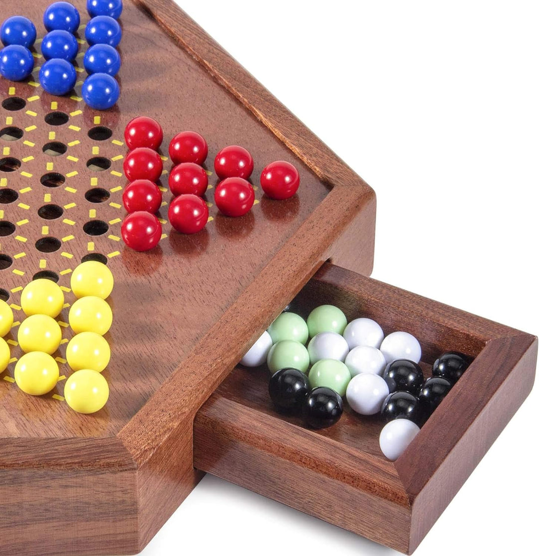 Chinese Checkers Game Set with Storage