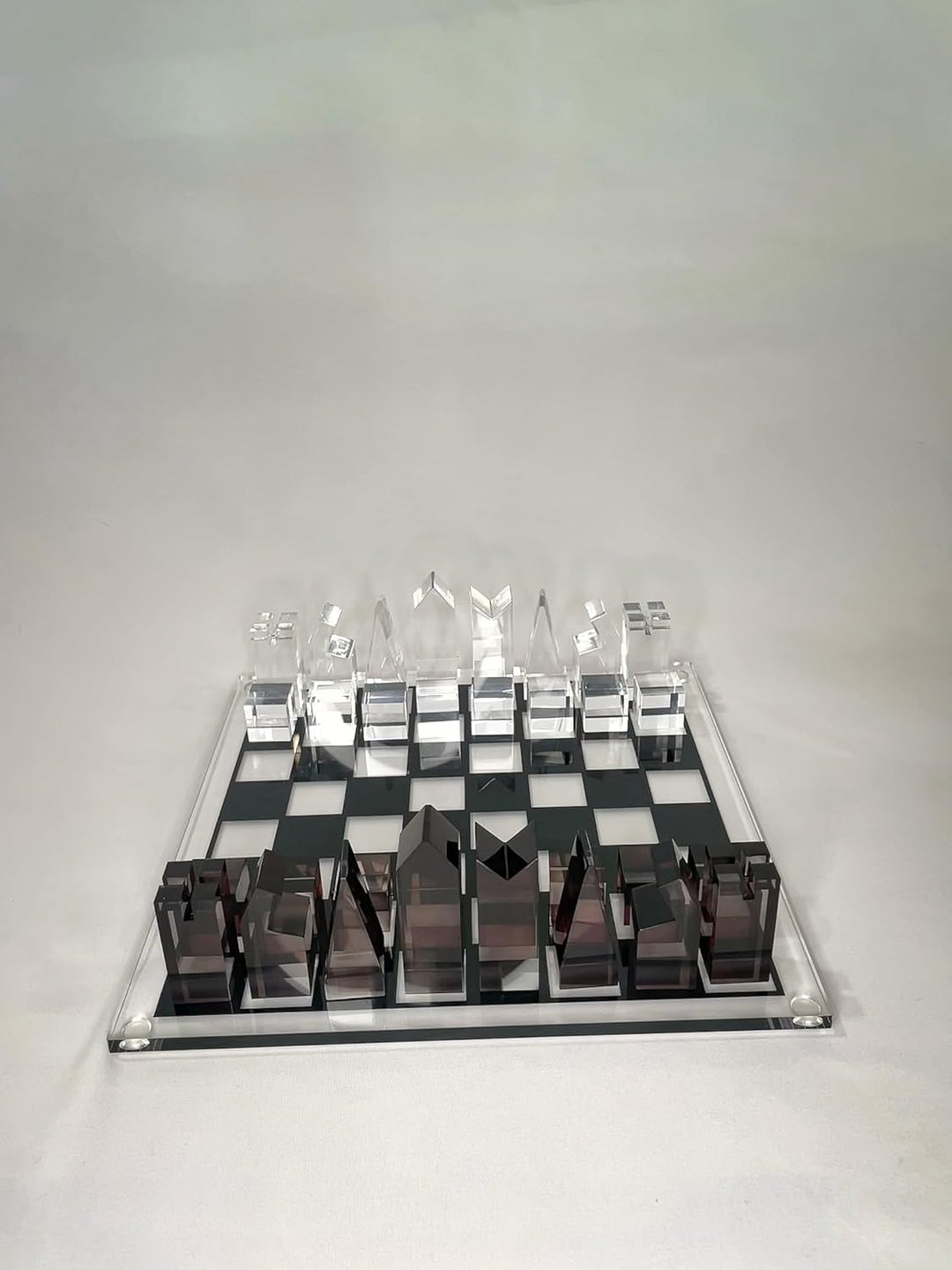 Luxury Acrylic Chess Set, Sophisticated Stylish Design