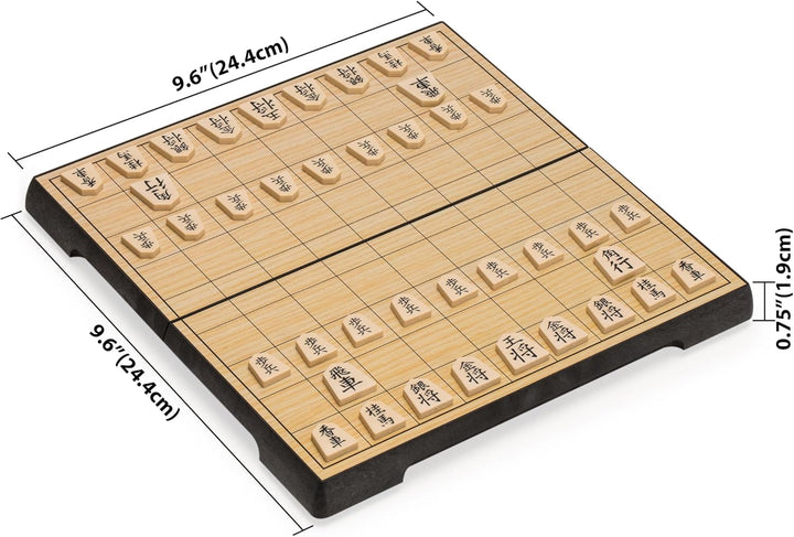 Shogi Japanese Chess Game Set 9.6" - Chess'n'Boards