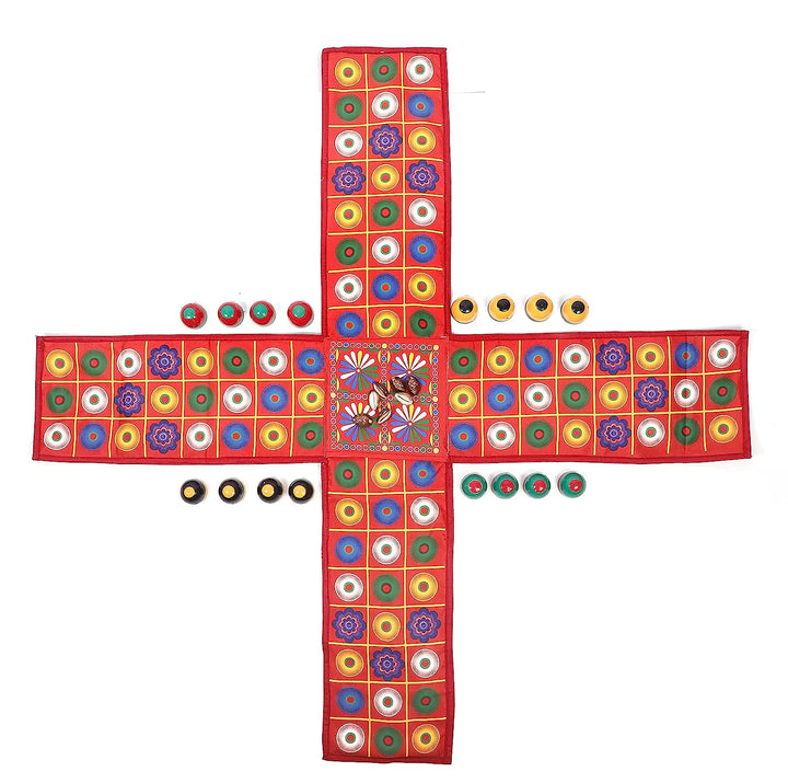 Das indische Ludo-Spiel, Chausar-Spiel