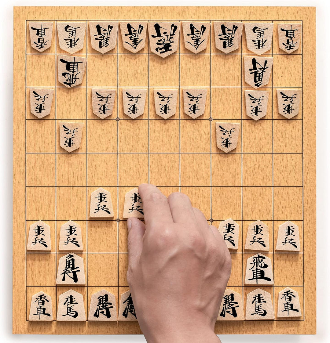 Shogi Japanese Chess Game Set - Wooden Board with Drawers 10.6" - Chess'n'Boards