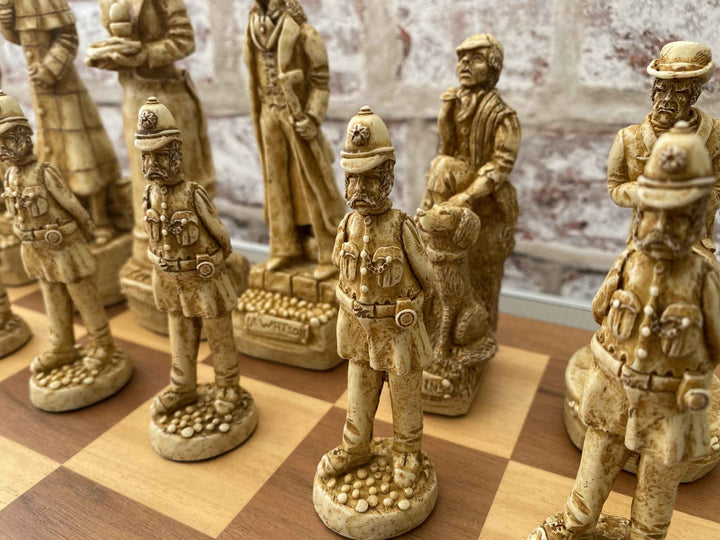Sherlock Holmes Themed Chess Set- Berkeley's Themed Chessmen- Red