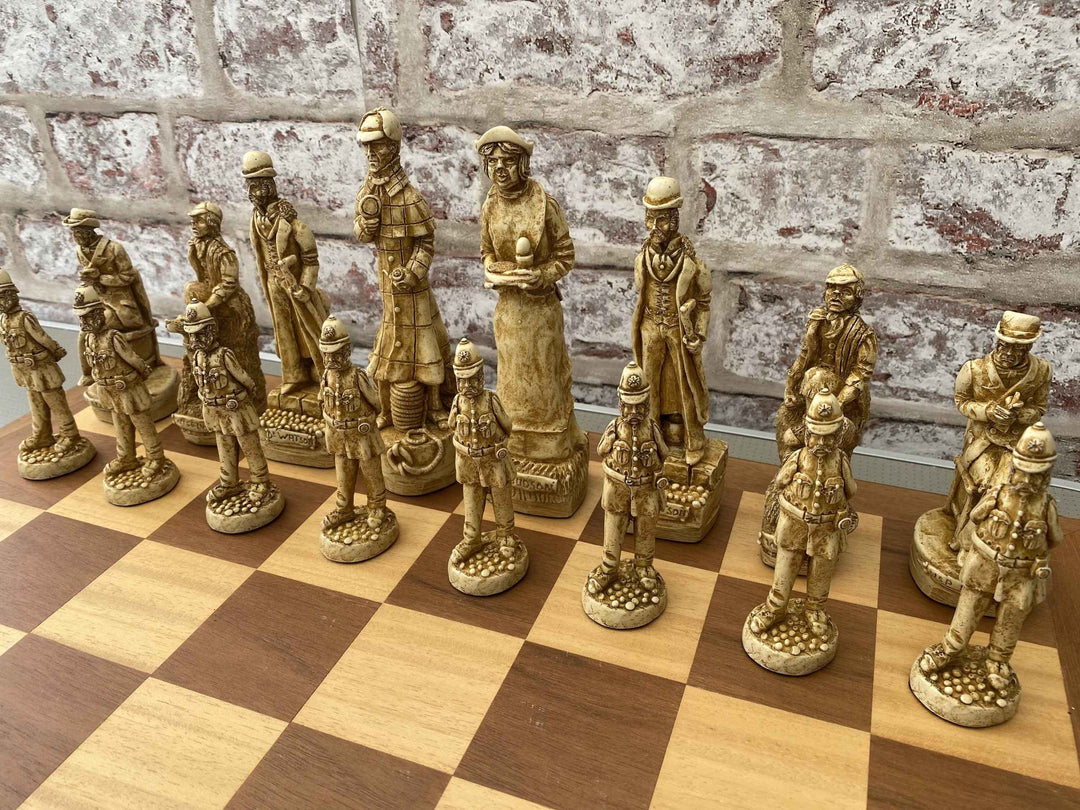 Sherlock Holmes Themed Chess Set- Berkeley's Themed Chessmen- Red
