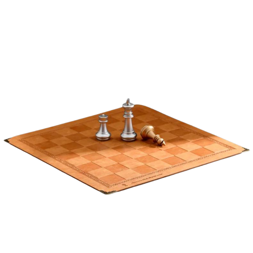 Leather Chessboard Yellow