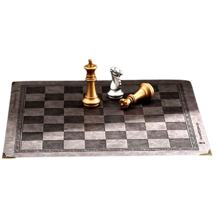 Leather Chessboard Gray