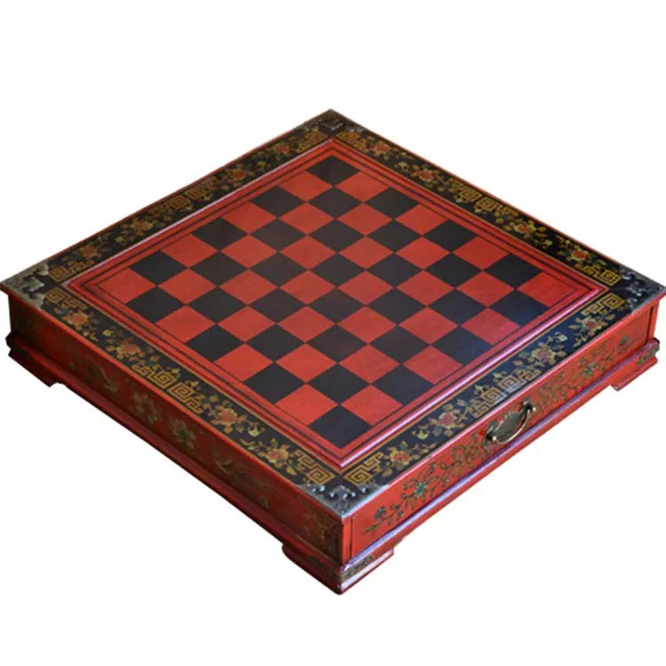 Chess Set | Classic Terracotta Warriors Retro Chess Wooden Chessboard