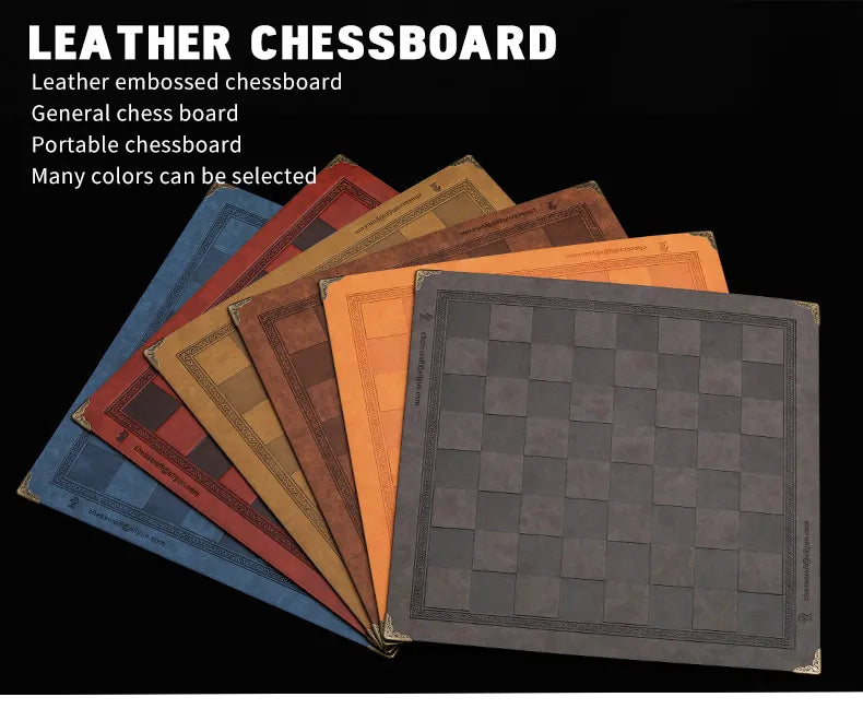 Leather Chessboard Gray